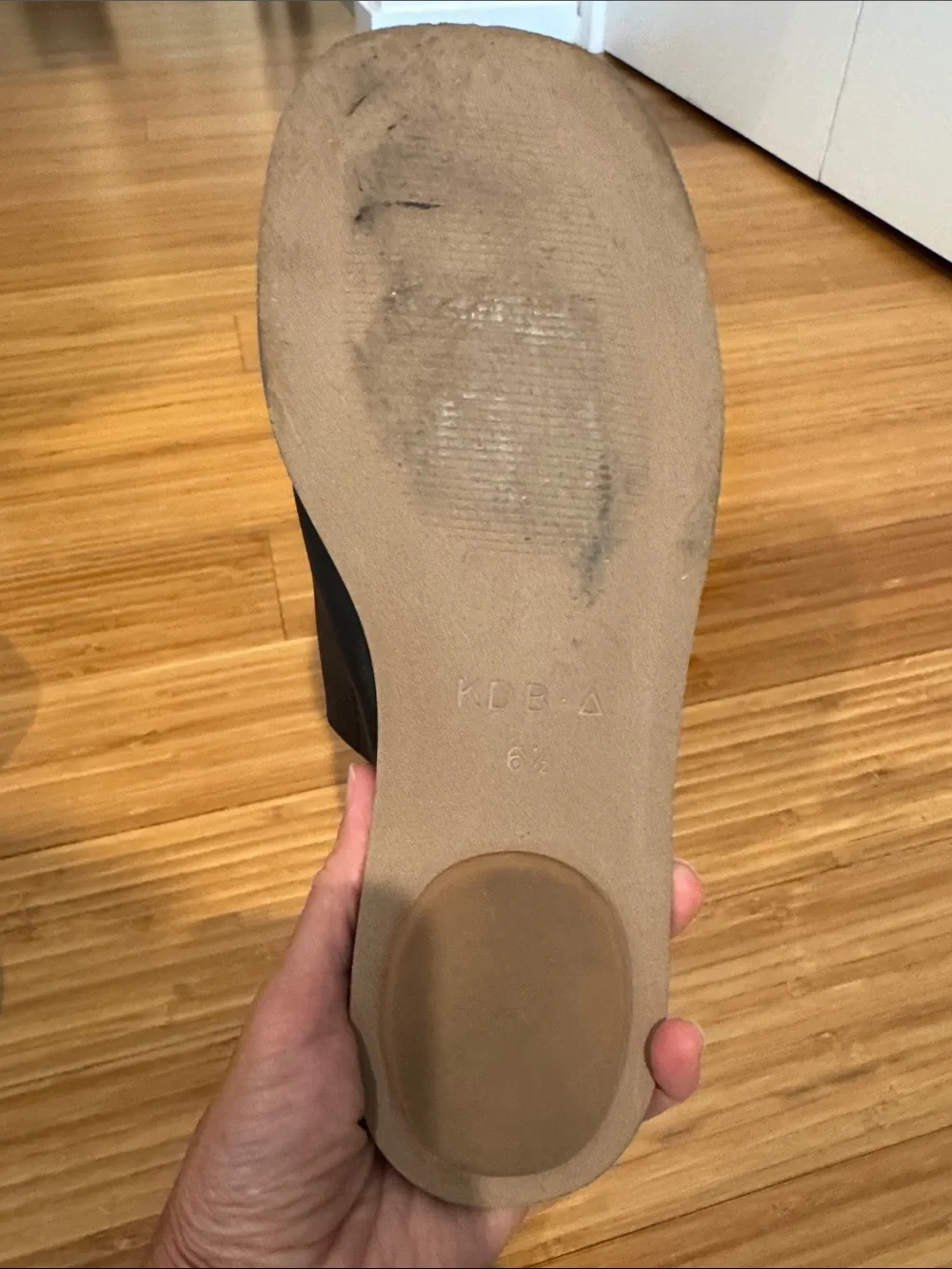 Kelsi Dagger Black Slide Sandal
